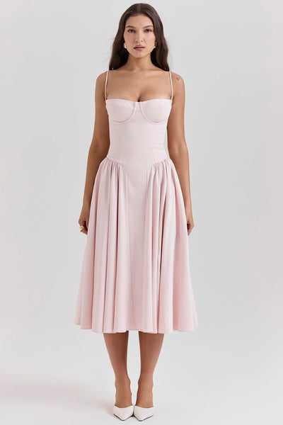 Celine Corset Midi Dress